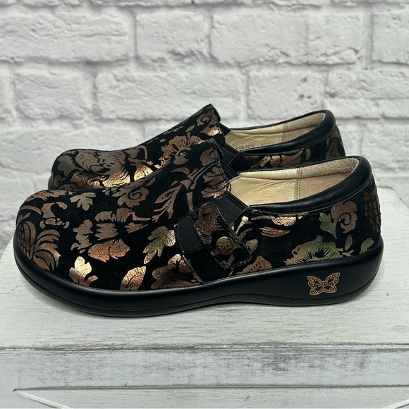 NWOT Alegria Leather Slip-On Shoes With Double Gore Kara Regal Copper - Picture 8 of 16